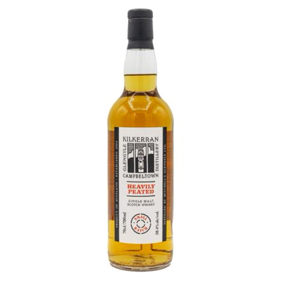 KILKERRAN Heavily Peated Batch 12 Campbeltown Single Malt Scotch Whisky 70cl 58.4% - LONG BOTTLE