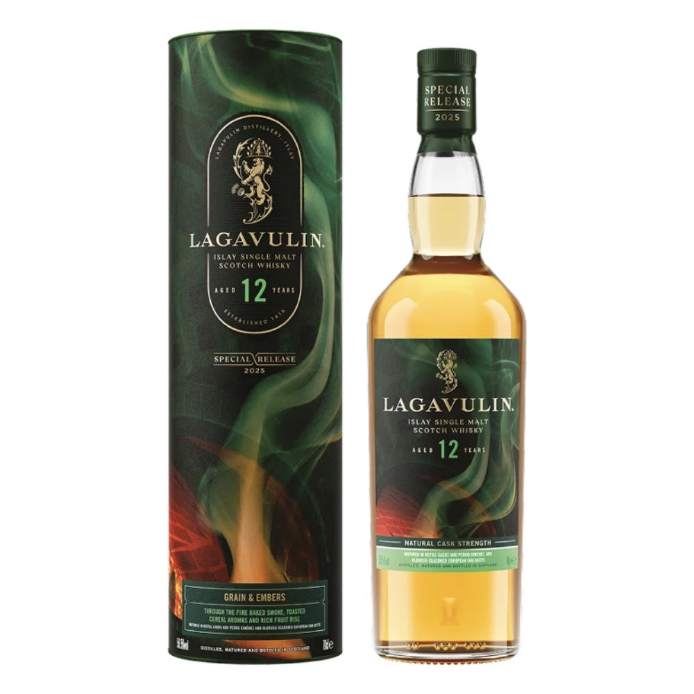 LAGAVULIN Grain &amp; Embers 12 Year Old Special Release 2025 Islay Single Malt Scotch Whisky 70cl 56.5%