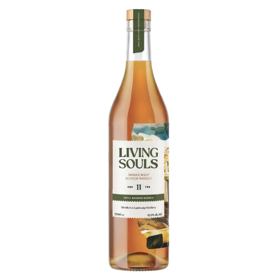 LIVING SOULS 11 Year Old Laphroaig Islay Single Malt Scotch Whisky 70cl 50%