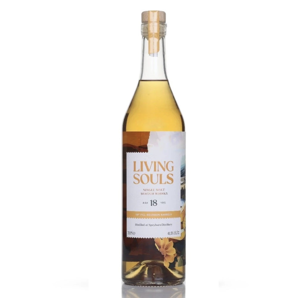 LIVING SOULS 18 Year Old Speyburn Speyside Single Malt Scotch Whisky 70cl 46.5%