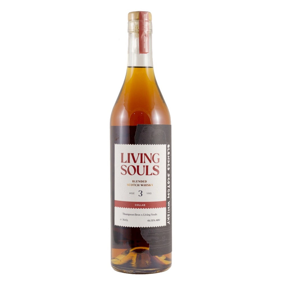 LIVING SOULS x Thompson Bros Collab 3 Year Old Blended Scotch Whisky 70cl 46.15%