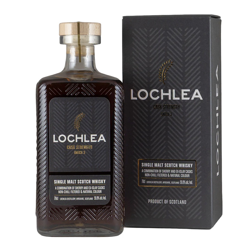 LOCHLEA Cask Strength Batch 3 Single Malt Scotch Whisky 70cl 59.8%