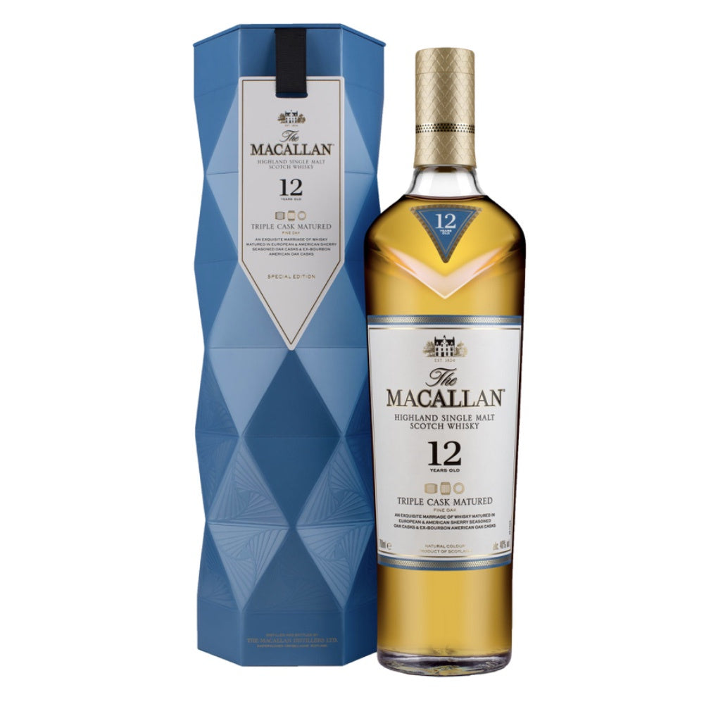 MACALLAN 12 Year Old Triple Cask Special Edition Speyside Single Malt Scotch Whisky 70cl 40%