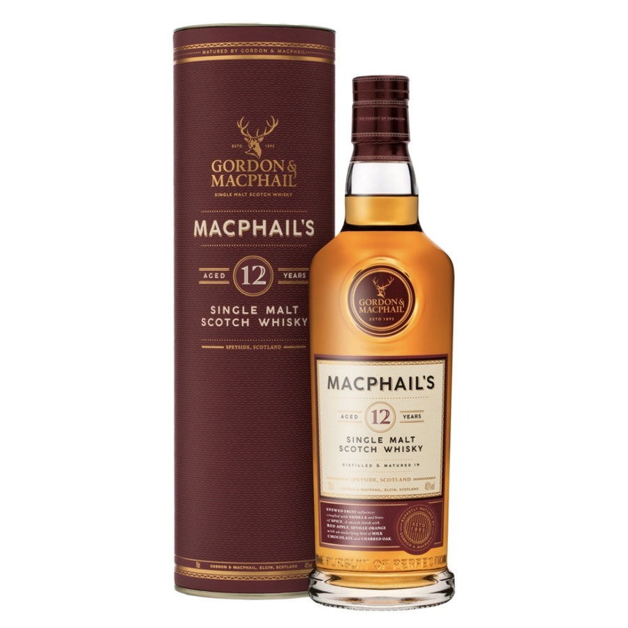 MACPHAIL'S 12 Year Old Speyside Single Malt Scotch Whisky 70cl 40%