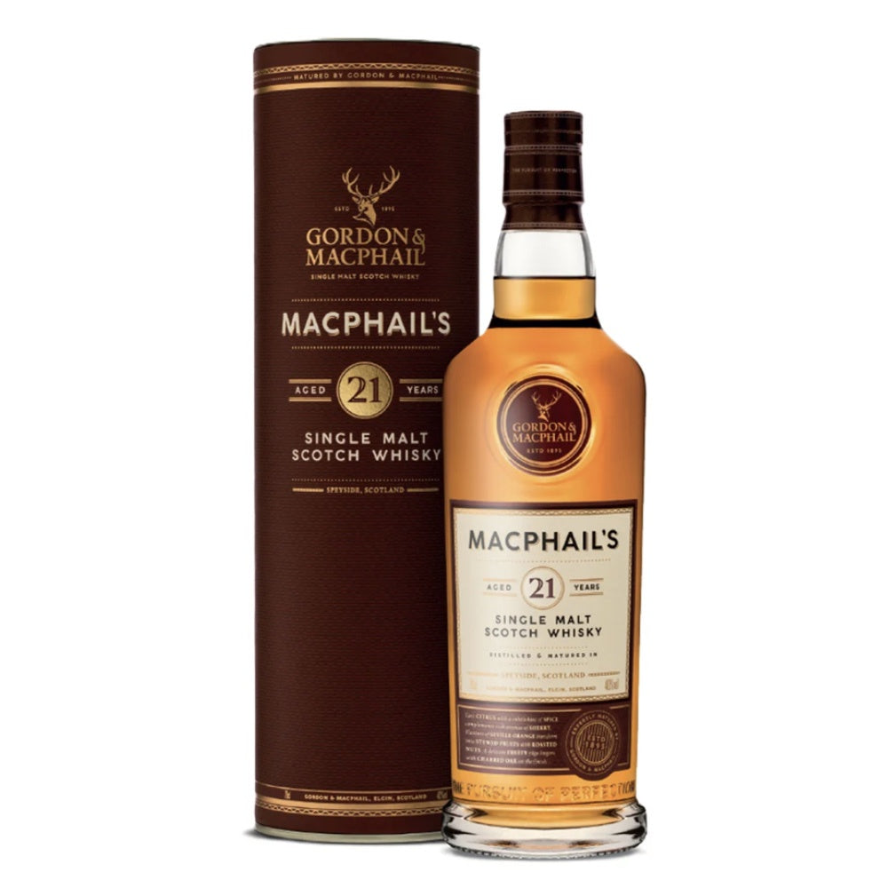 MACPHAIL'S 21 Year Old Speyside Single Malt Scotch Whisky 70cl 40%