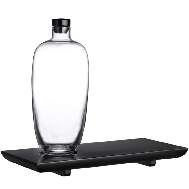 Nude Malt Whisky Bottle with Wooden Tray