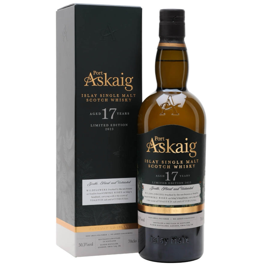 PORT ASKAIG 17 Year Old Islay Single Malt Scotch Whisky 70cl 50.5%