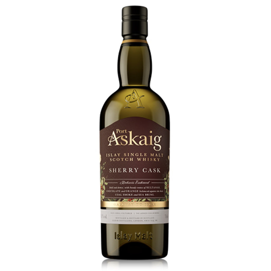 PORT ASKAIG Sherry Cask Islay Single Malt Scotch Whisky 70cl 50.5%