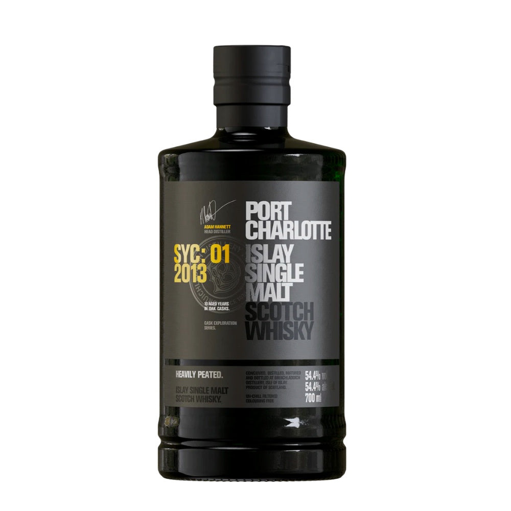 PORT CHARLOTTE SYC:01 2013 Islay Single Malt Scotch Whisky 70cl 54.4%