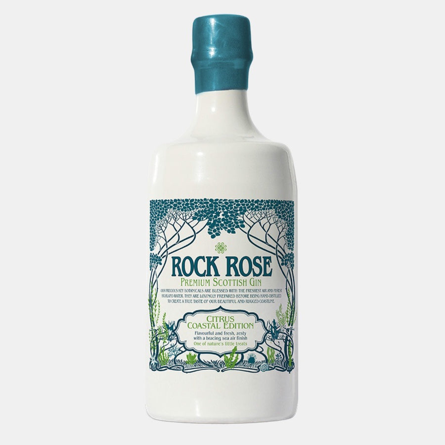 ROCK ROSE Citrus Coastal Edition Premium Scottish Gin 70cl 41.5%