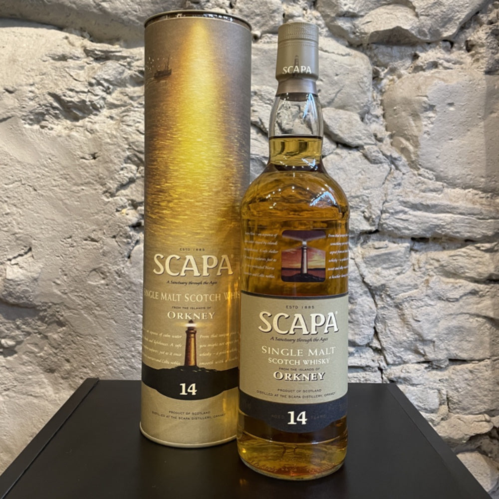 SCAPA 14 Year Old Single Malt Scotch Whisky 70cl 40% - Old Bottling