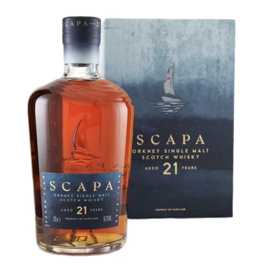 SCAPA 21 Year Old Orkney Single Malt Scotch Whisky 70cl 50.7%