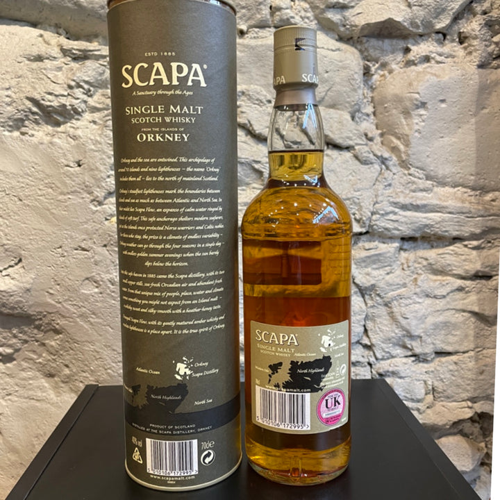 SCAPA 14 Year Old Single Malt Scotch Whisky 70cl 40% - Old Bottling
