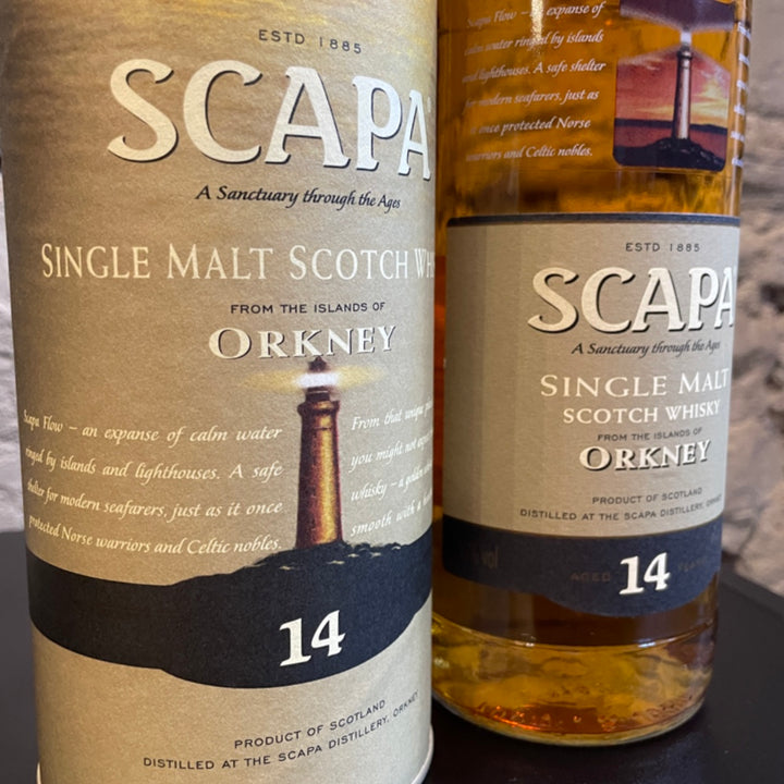 SCAPA 14 Year Old Single Malt Scotch Whisky 70cl 40% - Old Bottling
