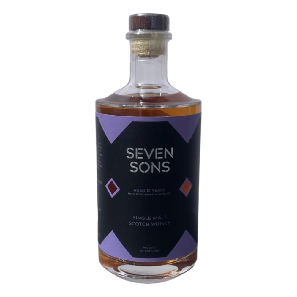 SEVEN SONS 12 Year Old Royal Brackla Highland Single Malt Scotch Whisky 70cl 46.7%