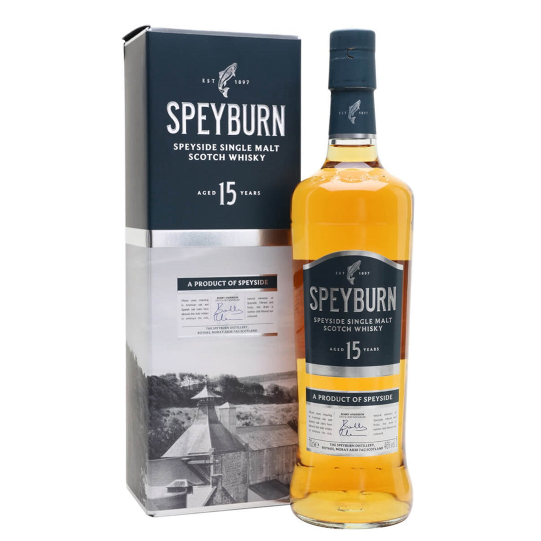 SPEYBURN 15 Year Old Speyside Single Malt Scotch Whisky 70cl 46%