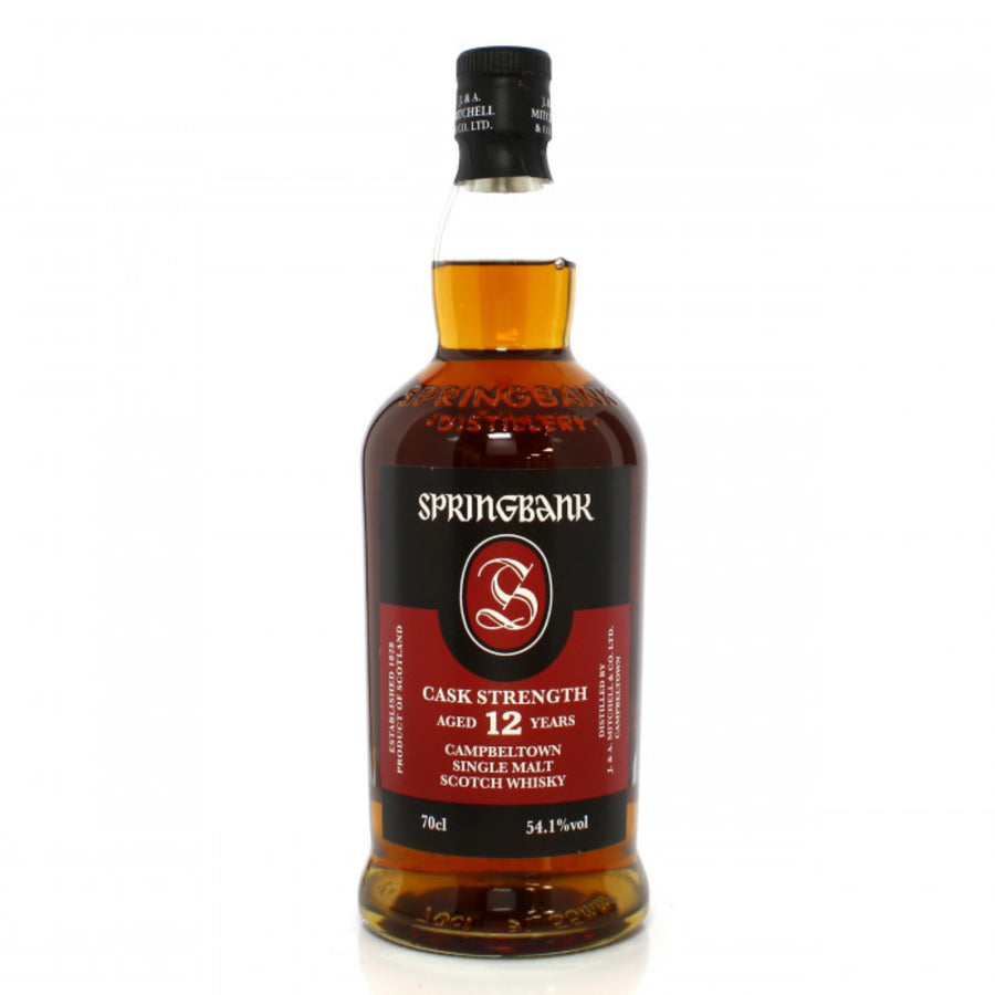 SPRINGBANK 12 Year Old Cask Strength (2023 Release) Campbeltown Single Malt Scotch Whisky 70cl 54.1%