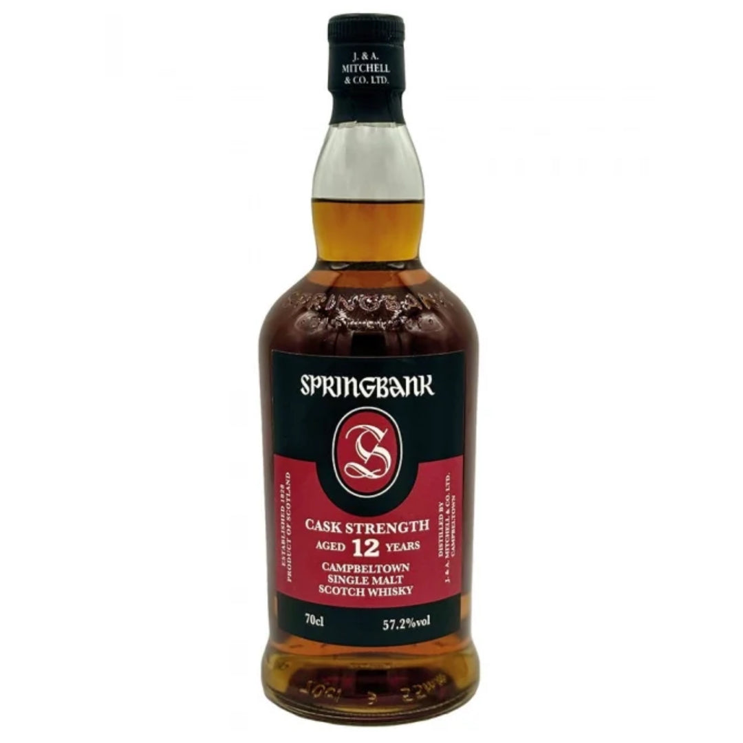 SPRINGBANK 12 Year Old Cask Strength 2024 Release Campbeltown Single Malt Scotch Whisky 70cl 57.2% - ONE BOTTLE PER HOUSEHOLD