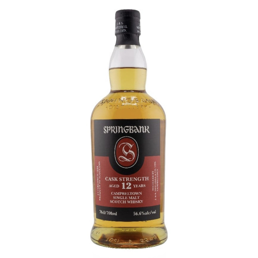 SPRINGBANK 12 Year Old Cask Strength (2026 Release) Campbeltown Single Malt Scotch Whisky 70cl 56.6%