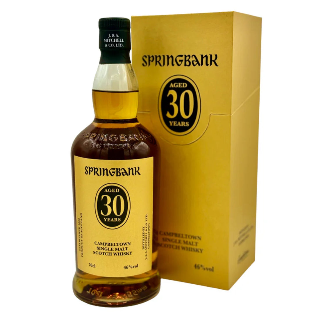 SPRINGBANK 30 Year Old Campbeltown Single Malt Scotch Whisky 70cl 46%