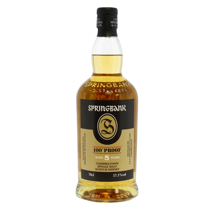 SPRINGBANK 5 Year Old 100 Proof (2025 Release) Campbeltown Single Malt Scotch Whisky 70cl 57.1%