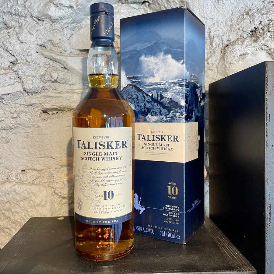 TALISKER 10 Year Old Single Malt Scotch Whisky 70cl 45.8% - PRE 2021 BOTTLING