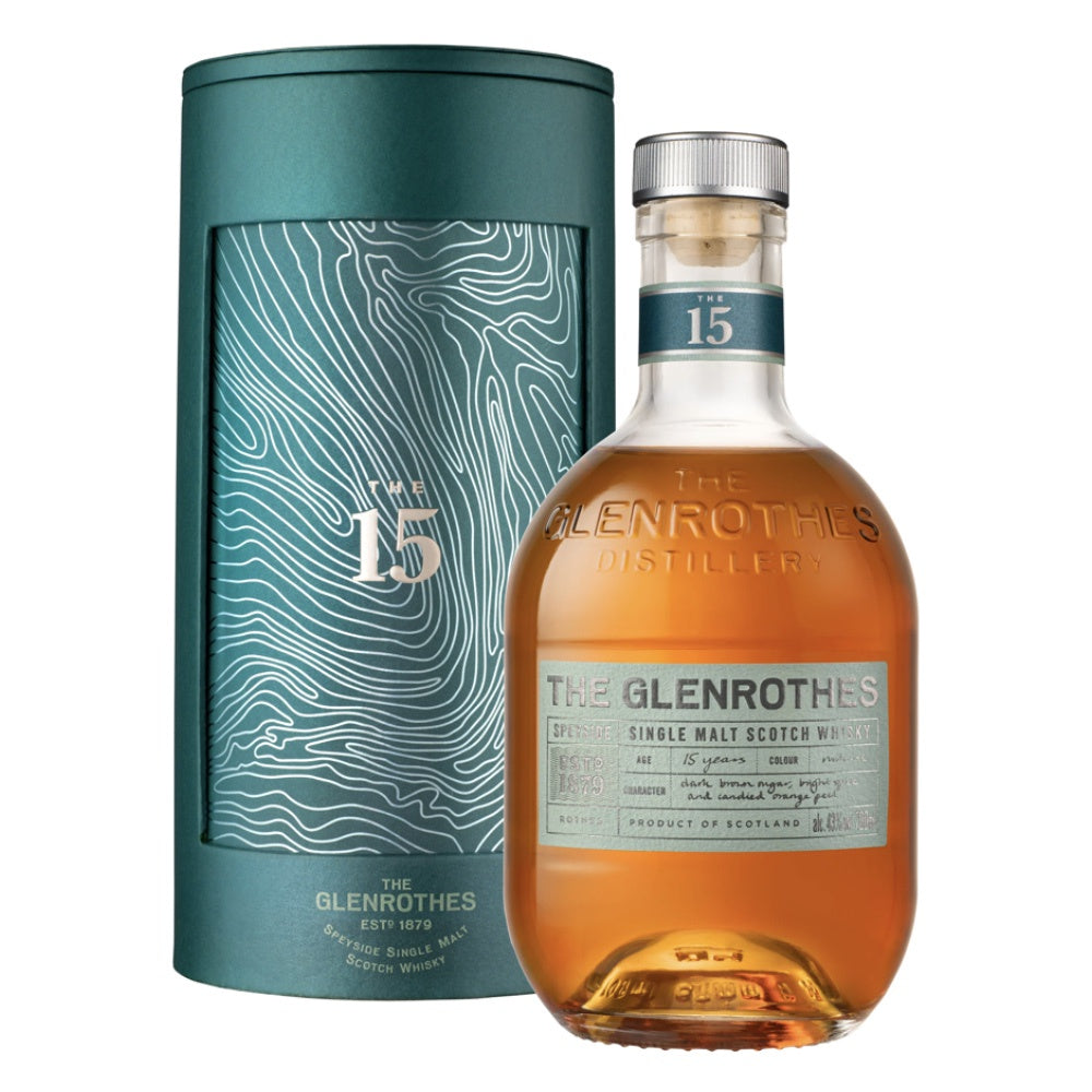 THE GLENROTHES 15 Year Old Speyside Single Malt Scotch Whisky 70cl 43%