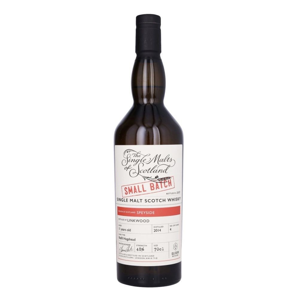 THE SINGLE MALTS OF SCOTLAND 11 Year Old Linkwood Small Batch Speyside Single Malt Scotch Whisky 70cl 48%