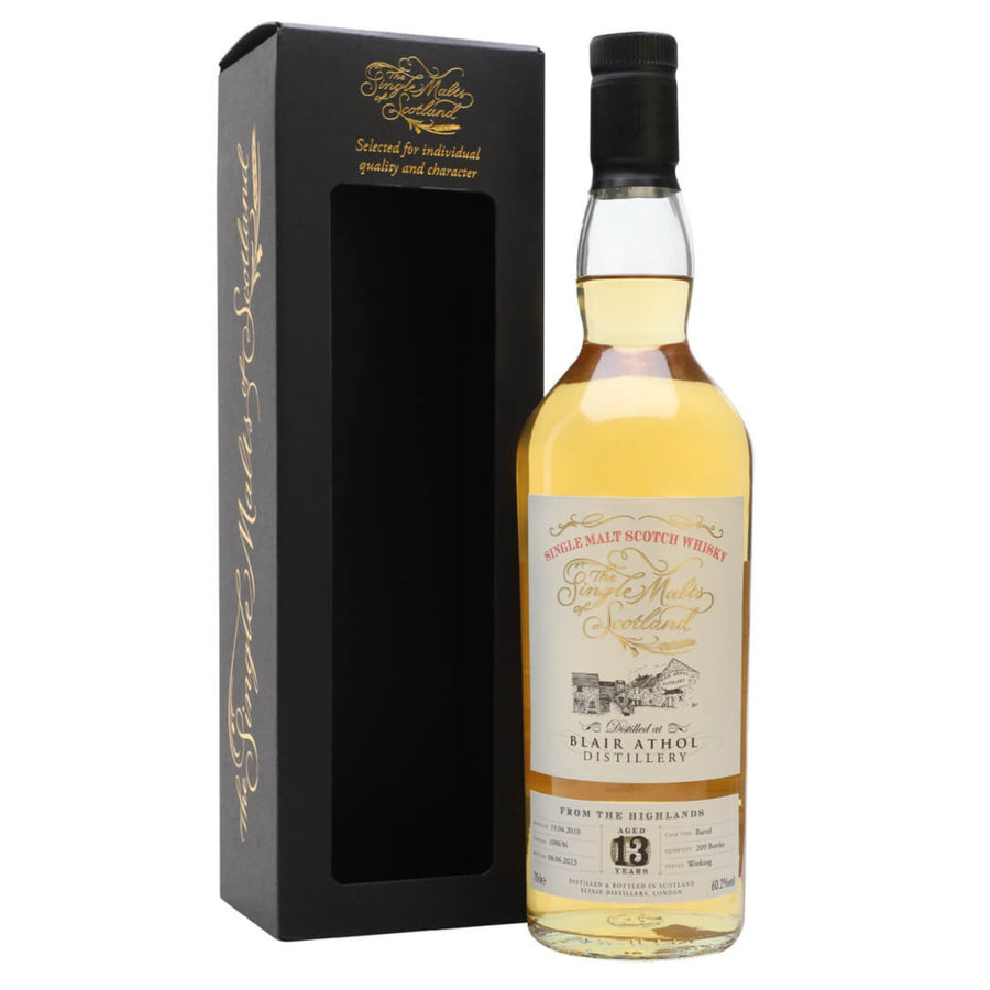 THE SINGLE MALTS OF SCOTLAND 13 Year Old Blair Athol Highland Single Malt Scotch Whisky 70cl 60.2%