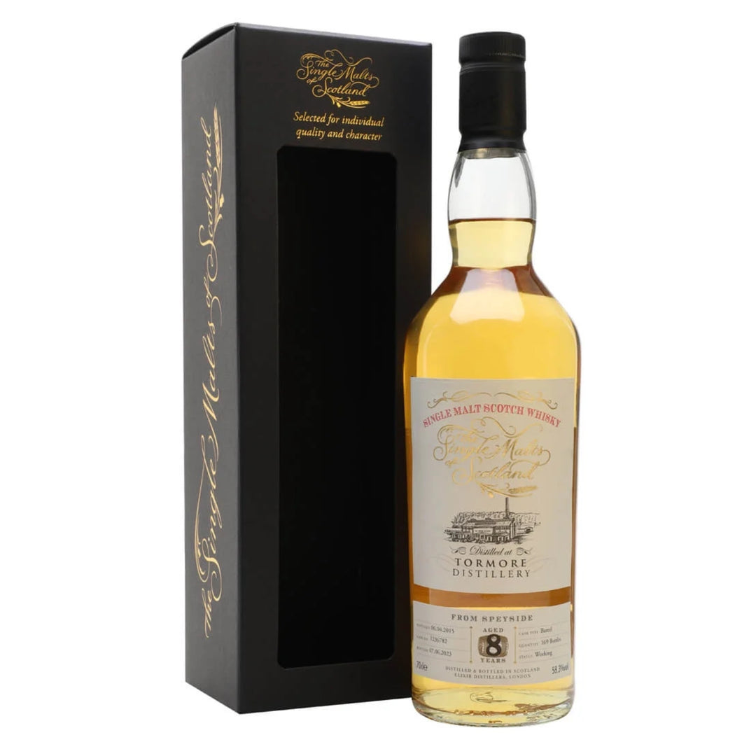 THE SINGLE MALTS OF SCOTLAND 8 Year Old Tormore Speyside Single Malt Scotch Whisky 70cl 58.3%