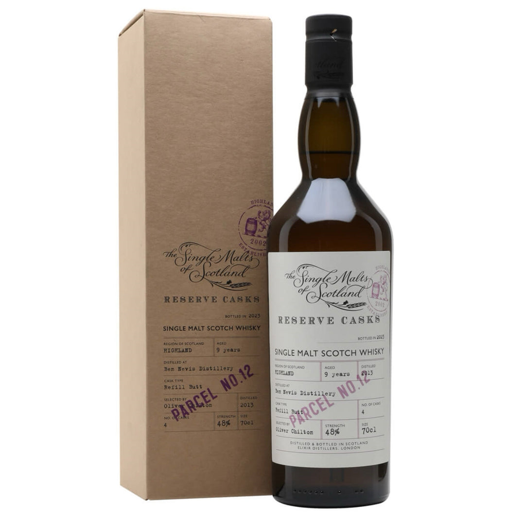 THE SINGLE MALTS OF SCOTLAND 9 Year Old Ben Nevis Highland Single Malt Scotch Whisky 70cl 48%