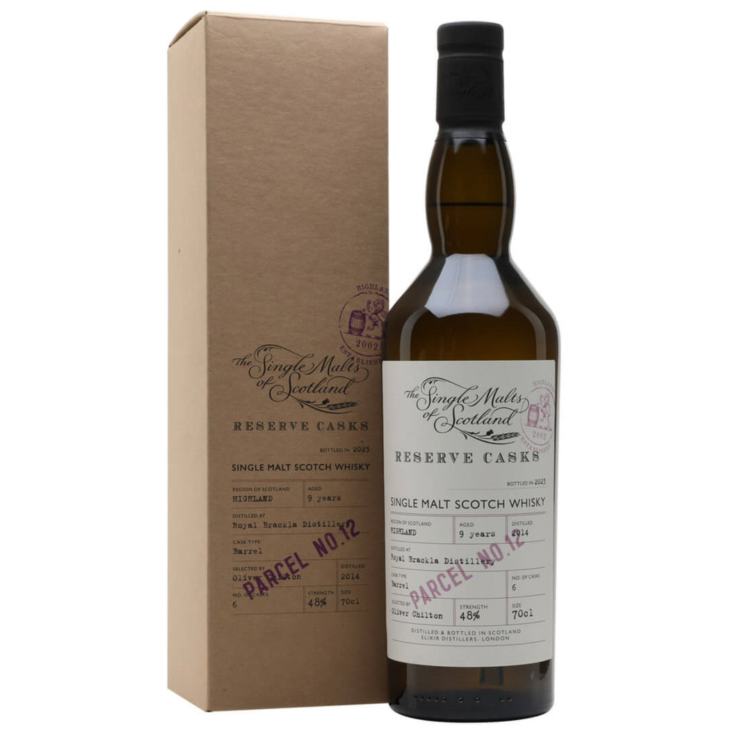 THE SINGLE MALTS OF SCOTLAND 9 Year Old Royal Brackla Highland Single Malt Scotch Whisky 70cl 48%