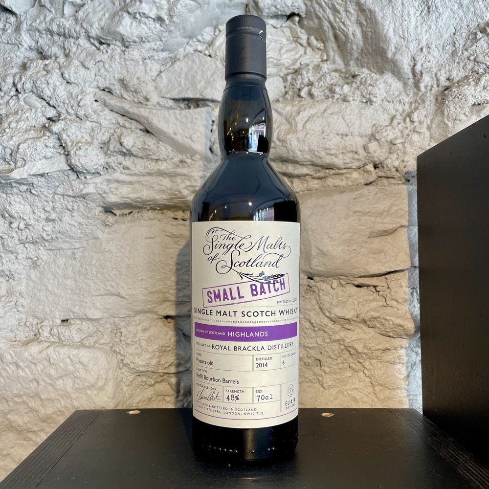 THE SINGLE MALTS OF SCOTLAND 9 Year Old Royal Brackla Small Batch Highland Single Malt Scotch Whisky 70cl 48%