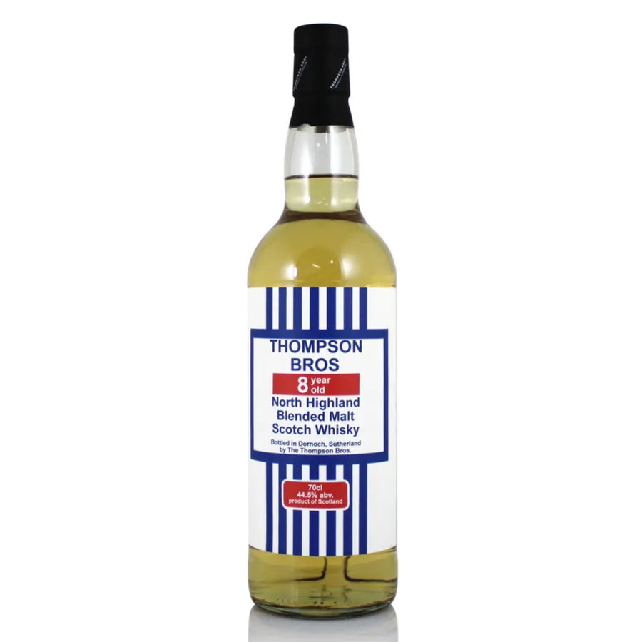 THOMPSON BROS 8 Year Old North Highland Blended Malt Scotch Whisky 70cl 44.5%