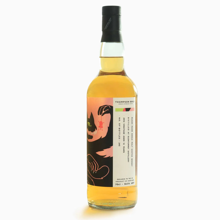 THOMPSON BROS Ruadh Maor Aged 12 Years Single Malt Scotch Whisky 70cl 53.5%