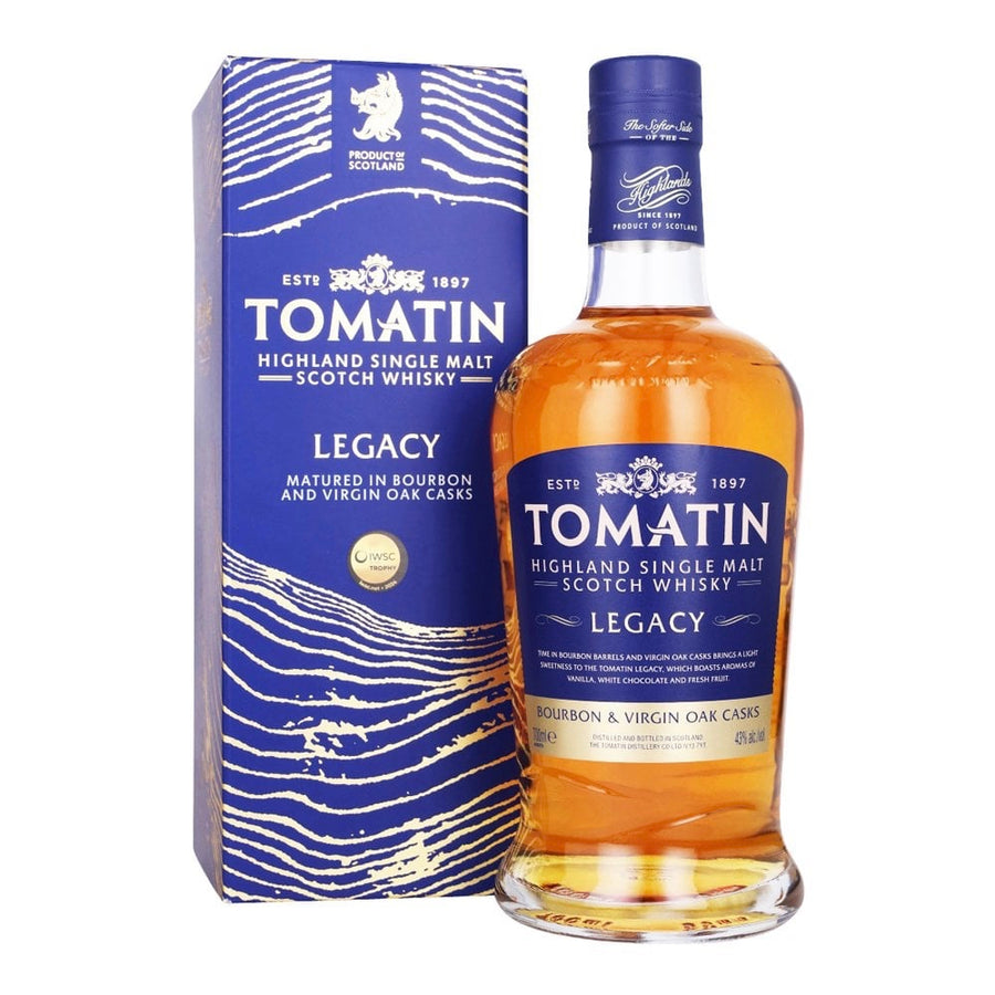 TOMATIN Legacy Highland Single Malt Scotch Whisky 70cl 43%