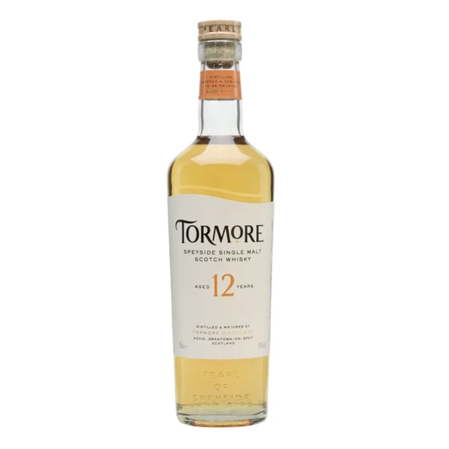 TORMORE 12 Year Old Speyside Single Malt Scotch Whisky 70cl 46%