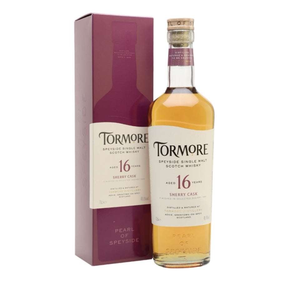 TORMORE 16 Year Old Speyside Single Malt Scotch Whisky 70cl 46.8%