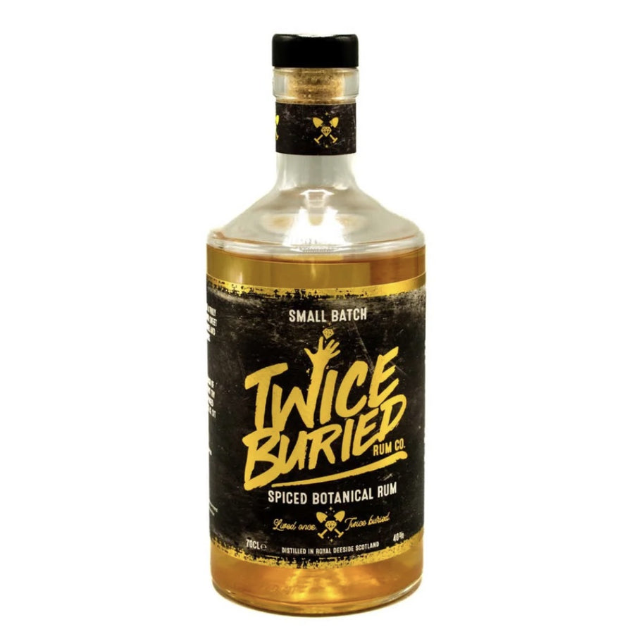 TWICE BURIED Small Batch Spiced Botanical Rum 70cl 40%