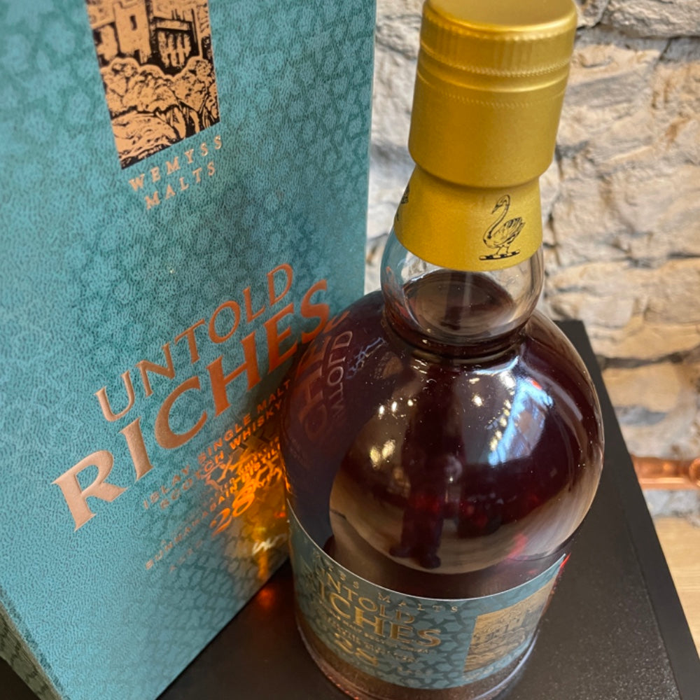 WEMYSS MALTS Untold Riches 28 Year Old Bunnahabhain Islay Single Malt Scotch Whisky 70cl 49.1%