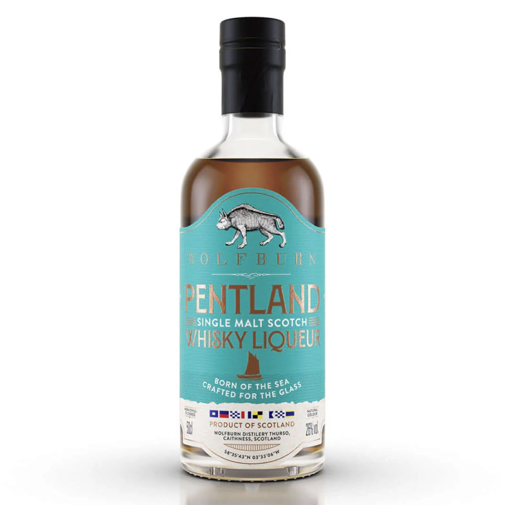 WOLFBURN Pentland Single Malt Scotch Whisky Liqueur 50cl 26%