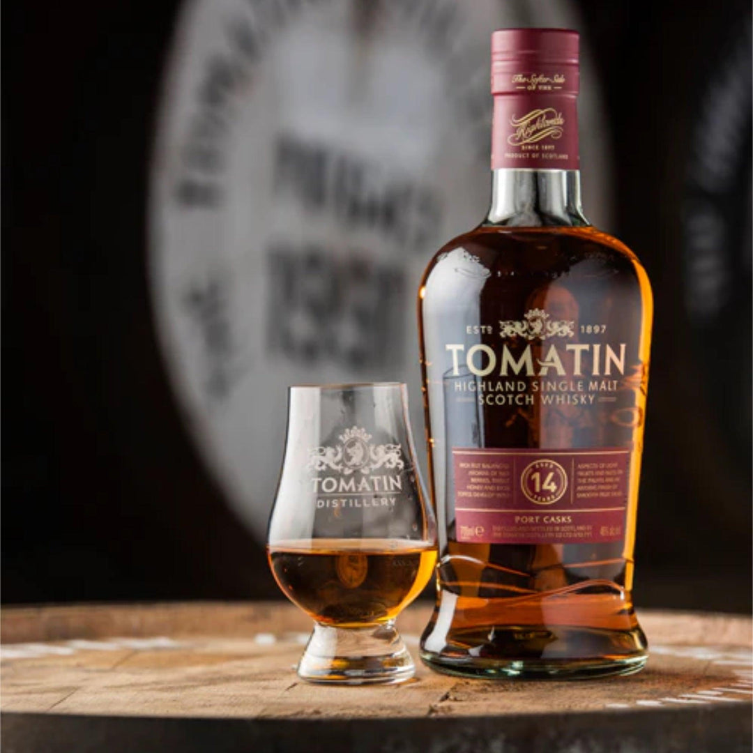 TOMATIN 14 Year Old Port Casks Highland Single Malt Scotch Whisky 70cl 46%