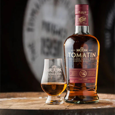 TOMATIN 14 Year Old Port Casks Highland Single Malt Scotch Whisky 70cl 46%