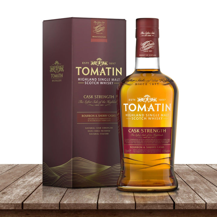 TOMATIN Cask Strength Highland Single Malt Scotch Whisky 70cl 57.5%