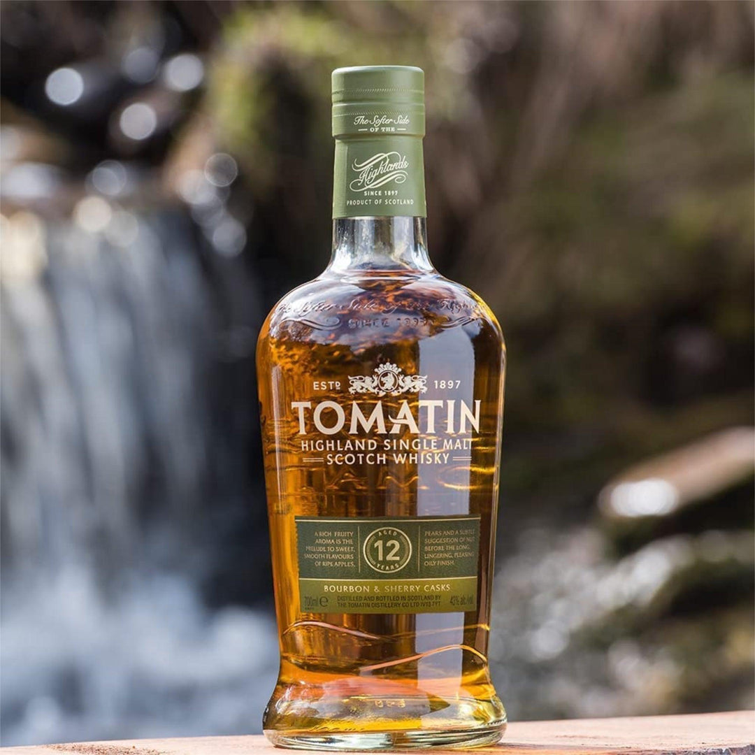 TOMATIN 12 Year Old Highland Single Malt Scotch Whisky 70cl 43%