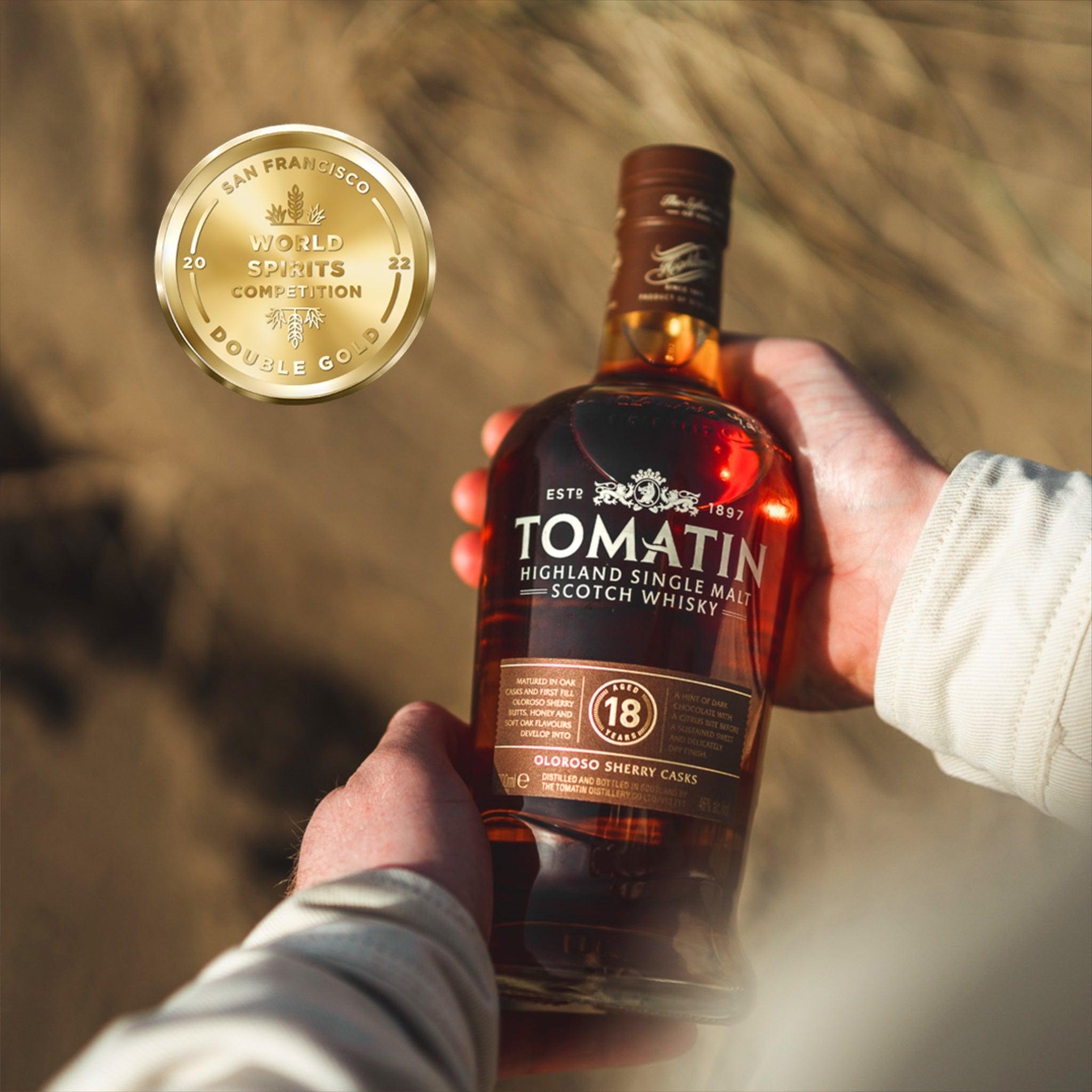 TOMATIN 18 Year Old Highland Single Malt Scotch Whisky 70cl