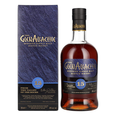 GLENALLACHIE 15 Year Old Speyside Single Malt Scotch Whisky 70cl 46% Billy Walker