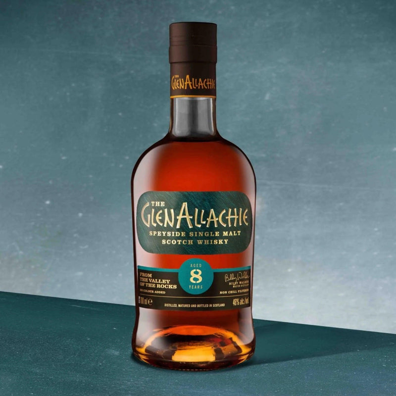 GLENALLACHIE 8 Year Old Speyside Single Malt Scotch Whisky 70cl 46% glenallichie