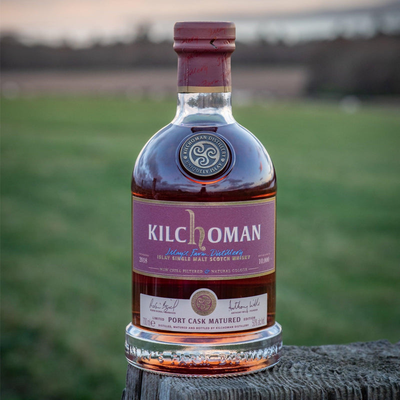 KILCHOMAN Port Cask 2018 Release Islay Single Malt Whisky 70cl 50% - highlandwhiskyshop