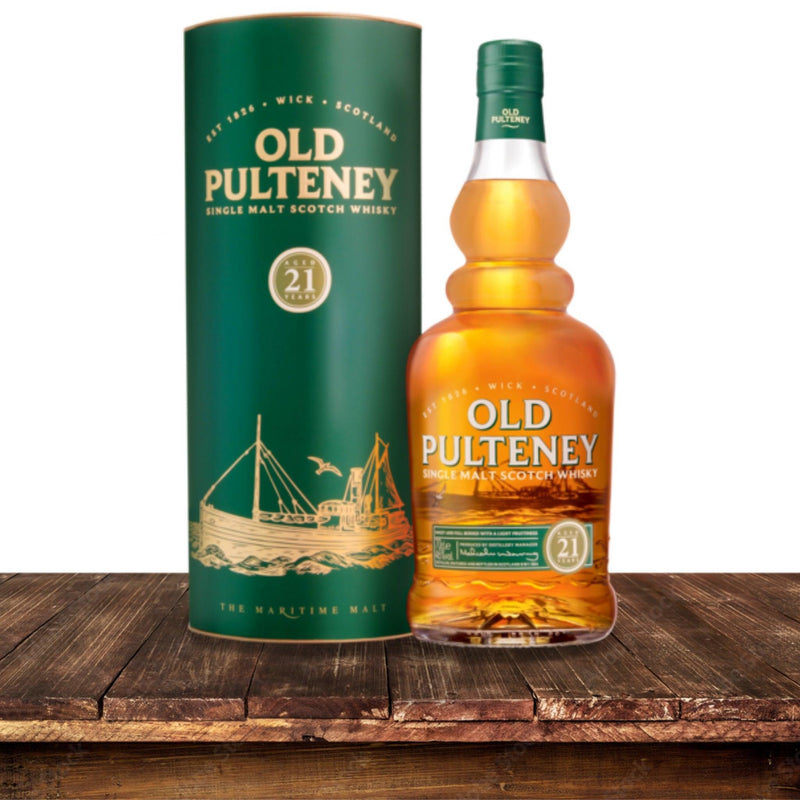 OLD PULTENEY 21 Year Old Highland Single Malt Scotch Whisky 70cl 46%